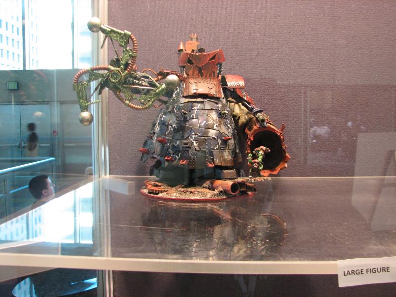 Ork stompa with a shock attack gun that uses orks instead of grots at GenCon